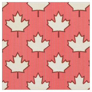 Tecido Canadense Maple Leaf