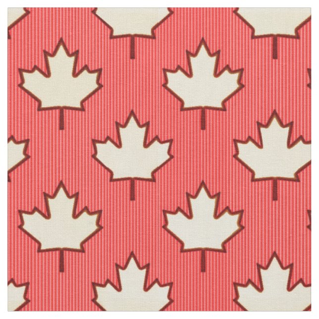 Tecido Canadense Maple Leaf (Detalhe)