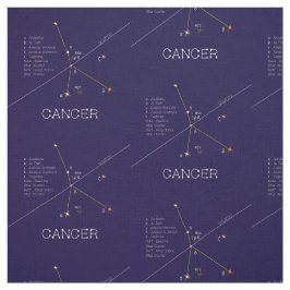 Tecido Cancer de constelação Zodiac