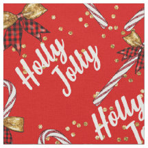 Candy Cane Holly Jolly Moderno Natal Festivo