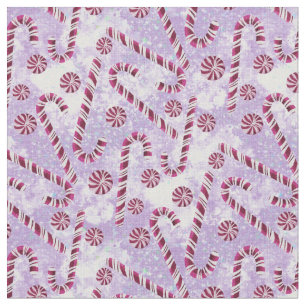 Tecido Candy Canes Berry Purple 