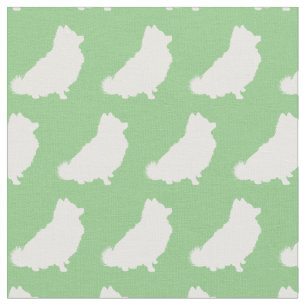 Tecido Canina Silhoule Pet Sage Verde
