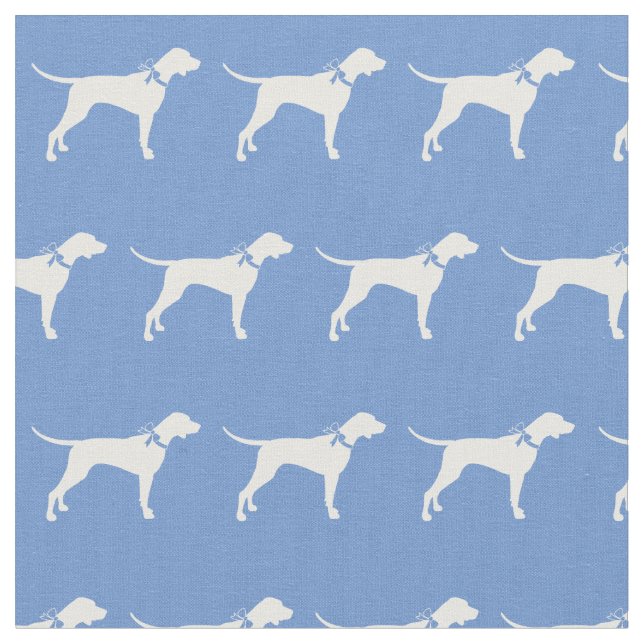 Tecido Canino Silhueta Pet Azul Claro (Detalhe)