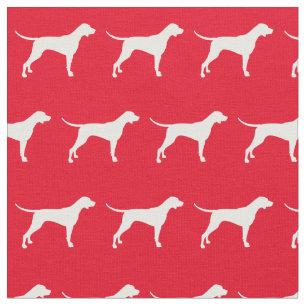 Tecido Canino Silhueta Pet Vermelho