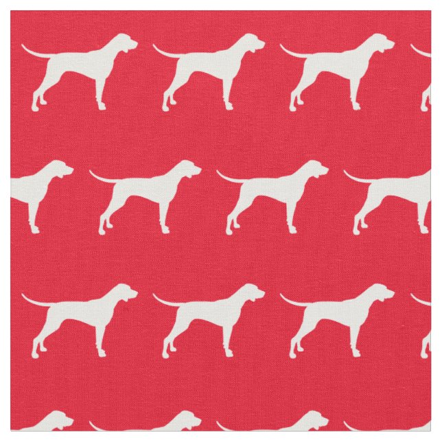 Tecido Canino Silhueta Pet Vermelho (Detalhe)