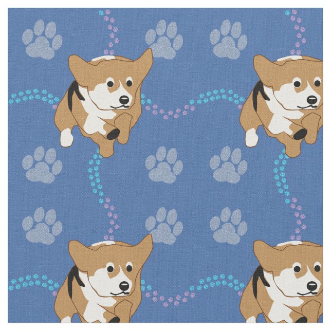 Tecido Caninos - Pembroke Welsh Corgi v3 (Detalhe)