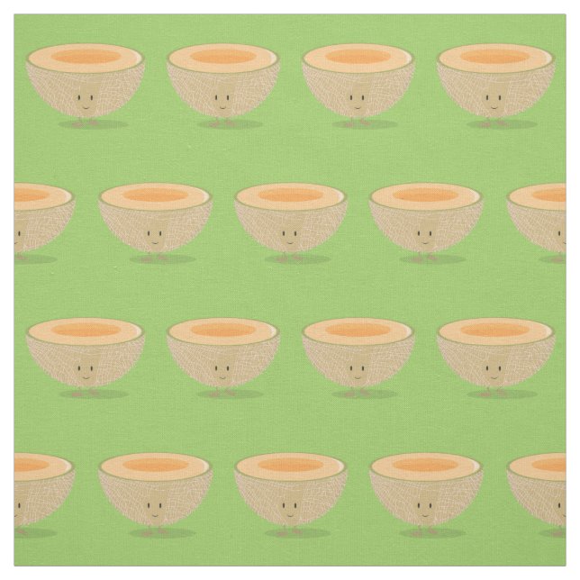 Tecido Cantaloupe de sorriso (Modelo)