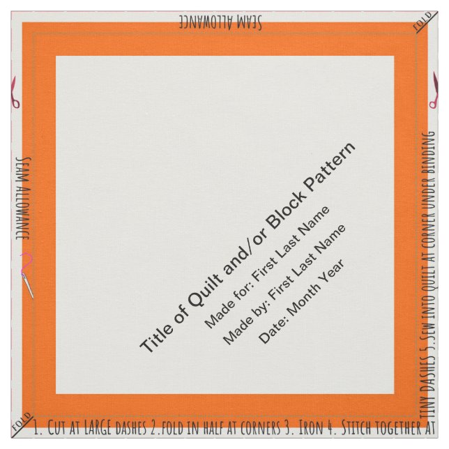 Tecido Canto do Rótulo Simples de Coleta Personalizada La (Modelo)