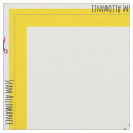 Tecido Canto do Rótulo Simples Personalizado Amarelo