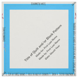 Tecido Canto Simples de Etiqueta de Quilete Personalizado