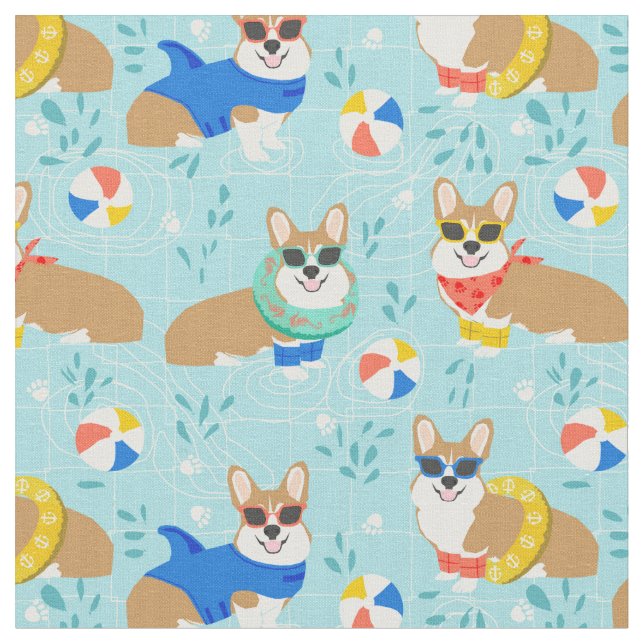 Tecido cão de piscina (Detalhe)