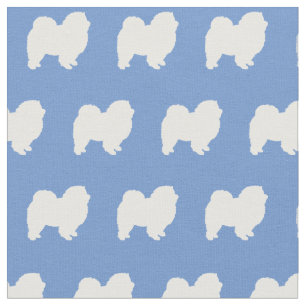 Tecido Cão-Vaca Silhouta Pet Azul-Claro