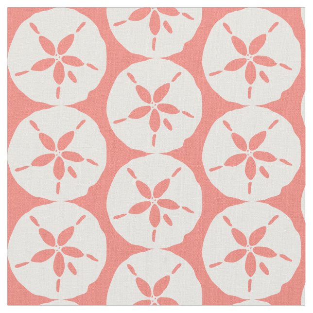 Tecido Capas de areia branca a rosa-coral (Detalhe)