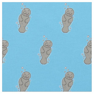 Tecido Capateiro bonito com ilustração de bolhas
