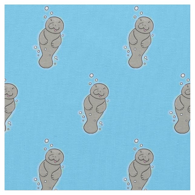 Tecido Capateiro bonito com ilustração de bolhas (Detalhe)
