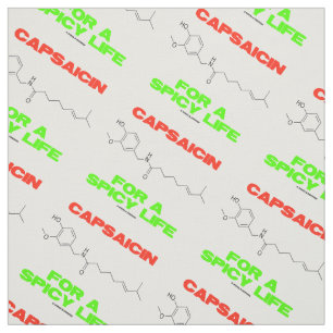 Tecido Capsaicina Para Uma Estrutura Química De Vida Esp