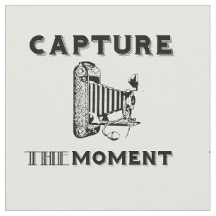 Tecido Capture o fotógrafo da câmera do vintage do
