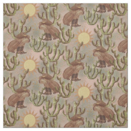 Tecido Capybara Cowboy Jane - vida selvagem