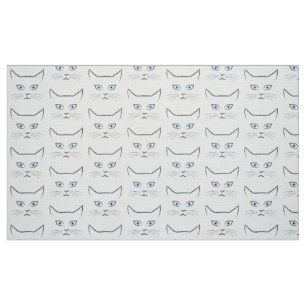 Tecido Cara de gato