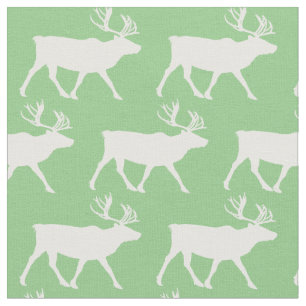 Tecido Caribe Silhouettes Green Baby