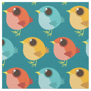 Tecido Caricatura De Aves Cuecas