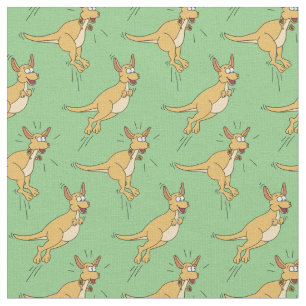 Tecido Caricatura de Kangaroos Cute Kids