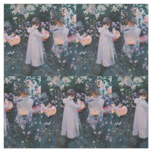 Tecido Carnação, Lily, Lily, Rosa por John Singer Sargent