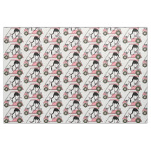 Carrinho de Golfe Divertido Padrão Flamingo Golf C