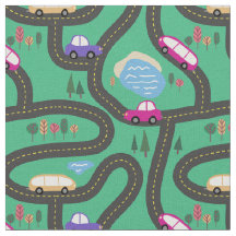 Carros cor-de-rosa & roxos - mapa de estradas dos