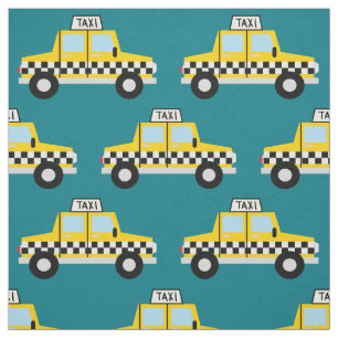 Tecido Carros De Táxi Para Rapazes