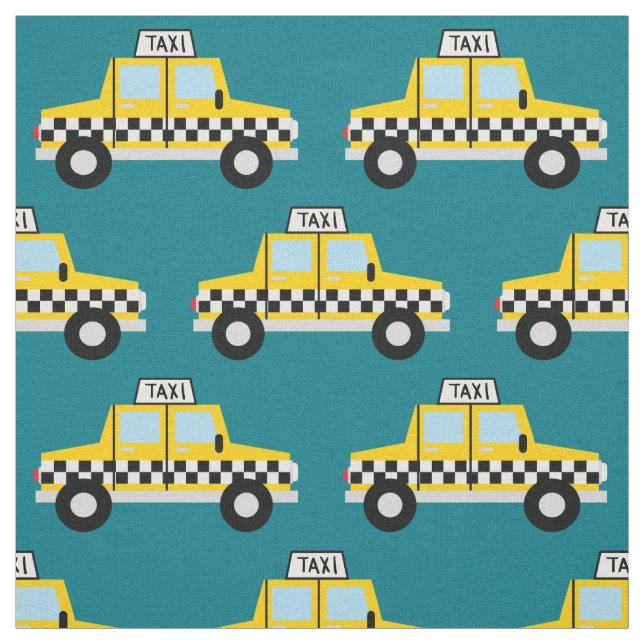 Tecido Carros De Táxi Para Rapazes (Modelo)
