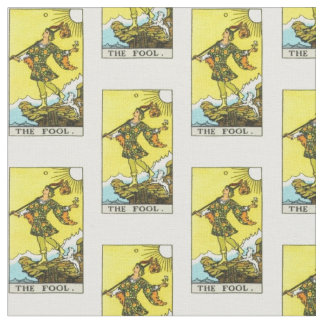 Tecido Cartão do tolo de Tarot do Cavaleiro-Waite