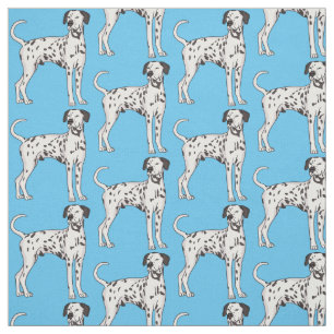 Tecido Cartografia de cão Dalmaciano
