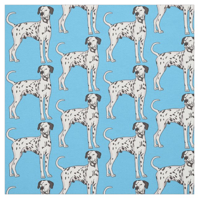 Tecido Cartografia de cão Dalmaciano (Modelo)