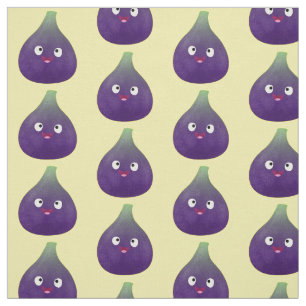 Tecido Cartografia de fruta roxa e giro, bonita