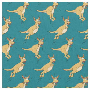 Tecido Cartografia de Kangaroos Cute Kids