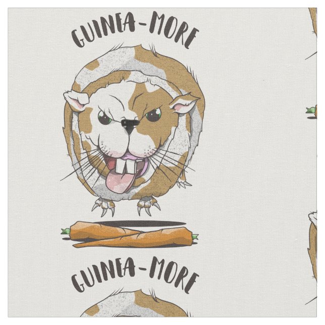 Tecido Cartografia engraçada Guiné Pig (Detalhe)