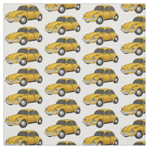 Tecido Cartoon de carro clássico