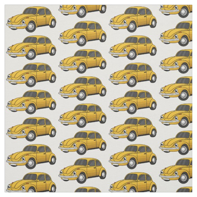 Tecido Cartoon de carro clássico (Modelo)
