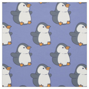 Tecido Cartoon para Crianças Pinguins