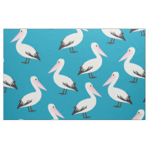 Cartoon Pelican Impressão Pattern