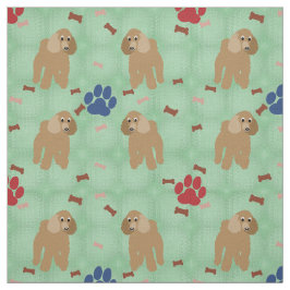 Tecido Cartoon Poodle