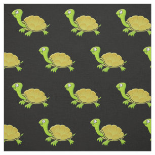 Tecido Cartoon Turtle Pattern