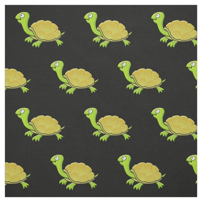 Tecido Cartoon Turtle Pattern (Modelo)