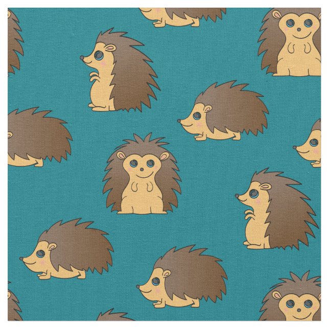 Tecido Cartoons de Porcupines (Detalhe)