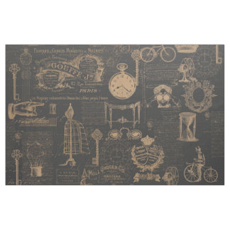 Tecido Casa da quinta velha do roteiro | de Paris | do