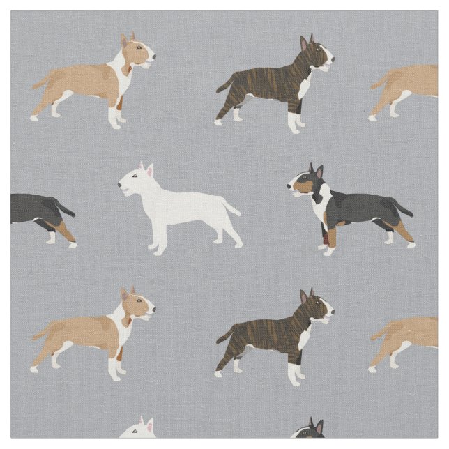 Tecido casaco de cães de touro, cães de pau cinza (Detalhe)