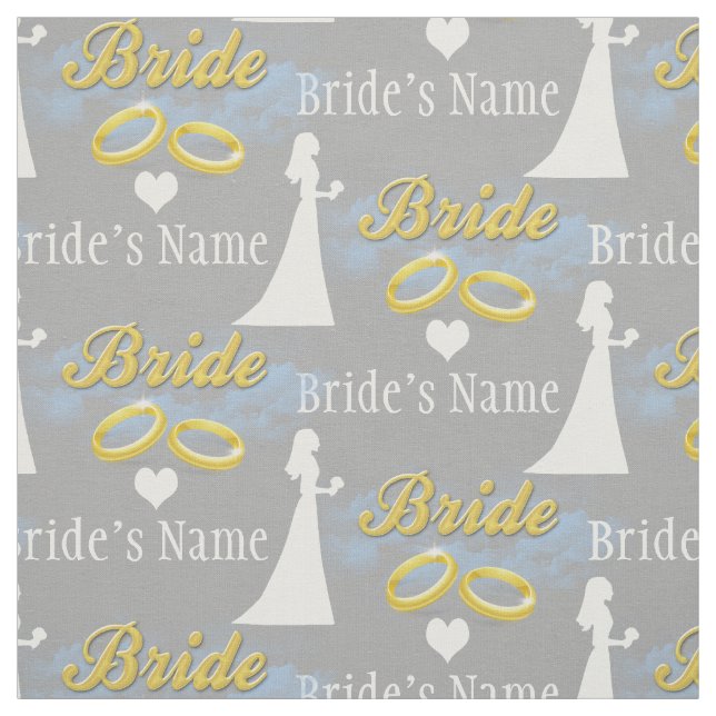 Tecido Casamento conhecido personalizado do chá de panela (Modelo)
