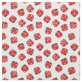 Tecido Casino Craps Game Red Dice