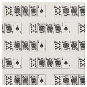 Tecido Casino Night Poker Royal Hetero Flush Spades